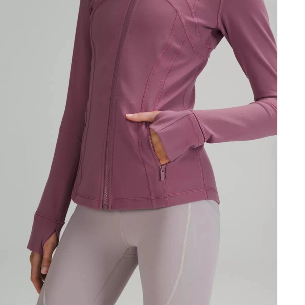 Lululemon Define Jacket *Luon Sz 10 in Vintage Plum Color -LW4AWKS VTPM - Picture 4 of 10